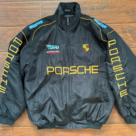 Porsche x Sparco x Toyo Jacket w/ Embroidery - Black - Picture 1 of 4